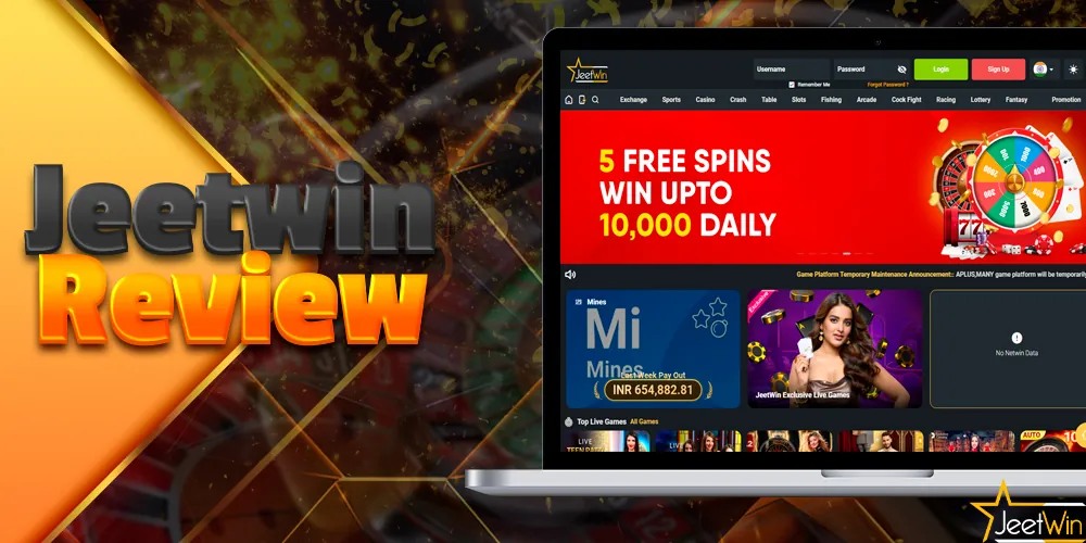 Jeetwin bookmaker and casino review