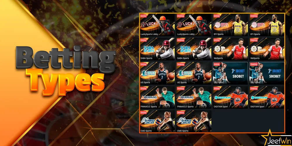 Types of sports betting