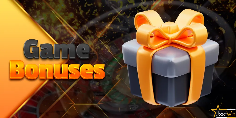 Bonuses for playing casino games.