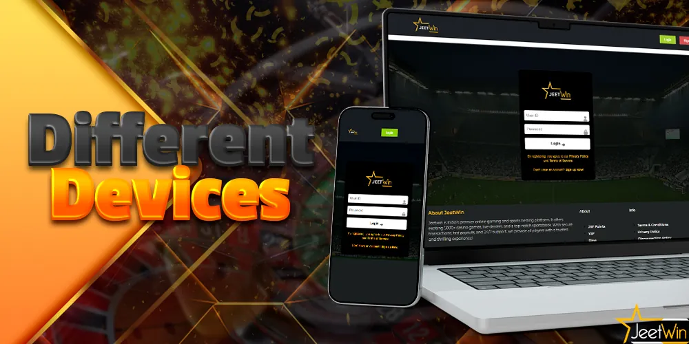 Logging into your account on different devices.