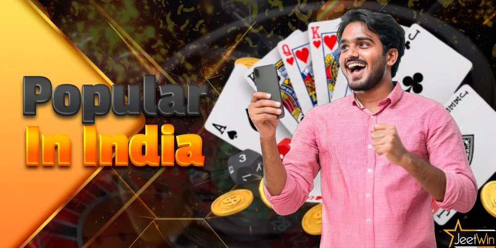 The popularity of gambling in India.