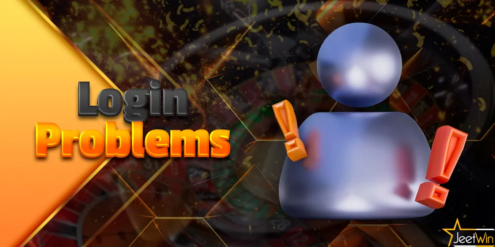 Problems logging into your account.